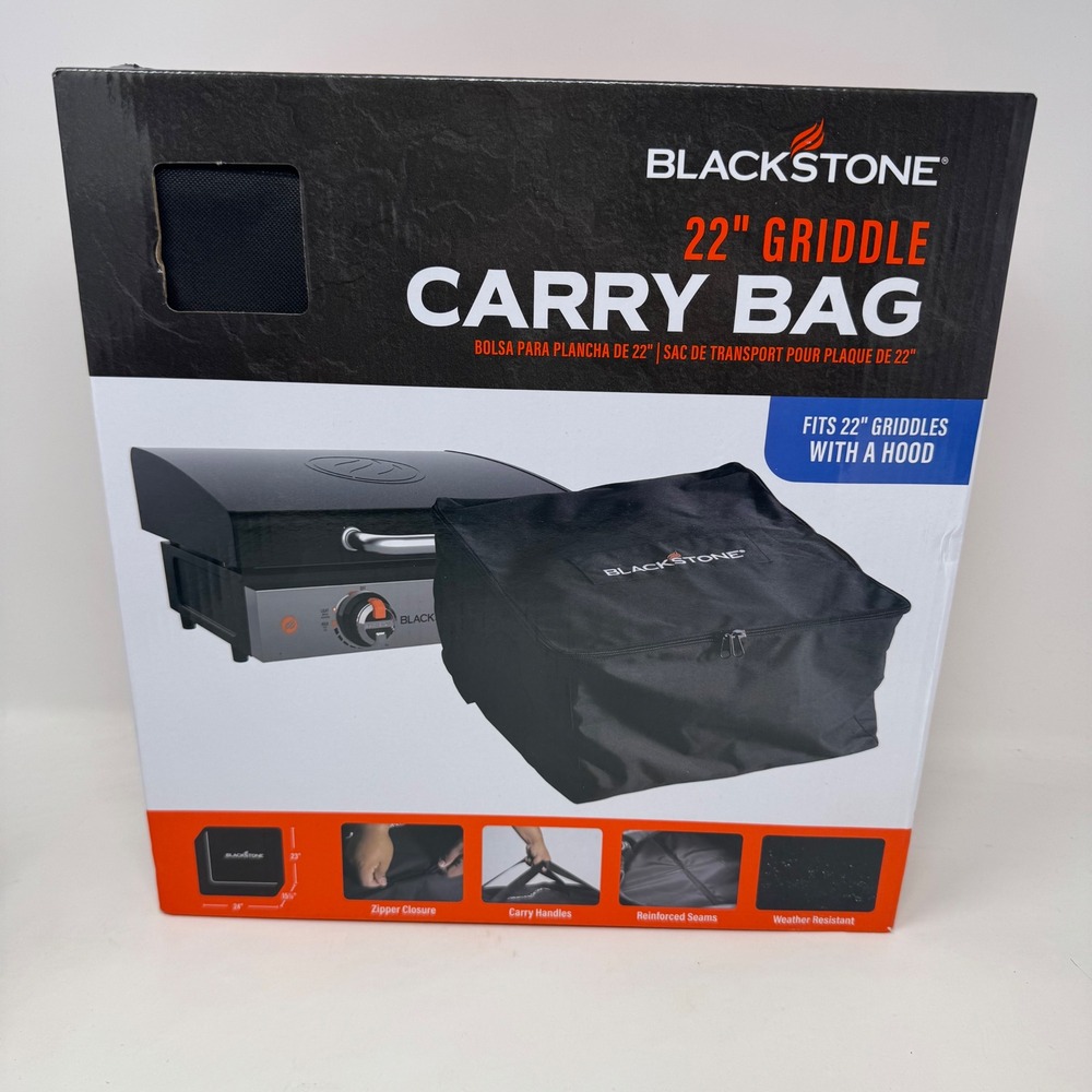 Blackstone 22 Inch Griddle Carry Bag 5510 Black Weather Resistant 600D Polyester